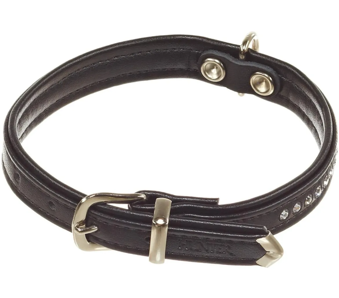 HUNTER® Hundehalsband Modern Art Luxus, schwarz