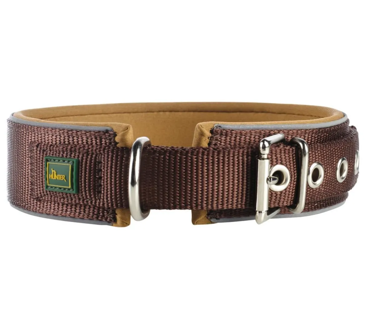 HUNTER® Hundehalsband Neopren Reflect