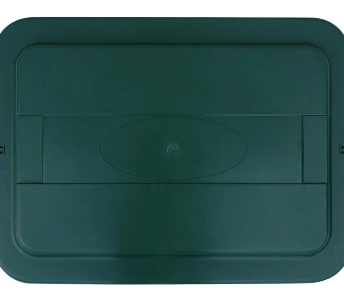 ICS Kunststoff-Deckel für Regentonne 200/300 l, dunkelgrün