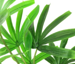 I.GE.A. Kunstpflanze Palme Rhapis im Topf, ca. H88 cm