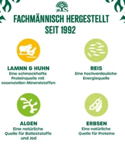 James Wellbeloved Nassfutter für Hunde Adult, Lamm & Huhn in Pastete