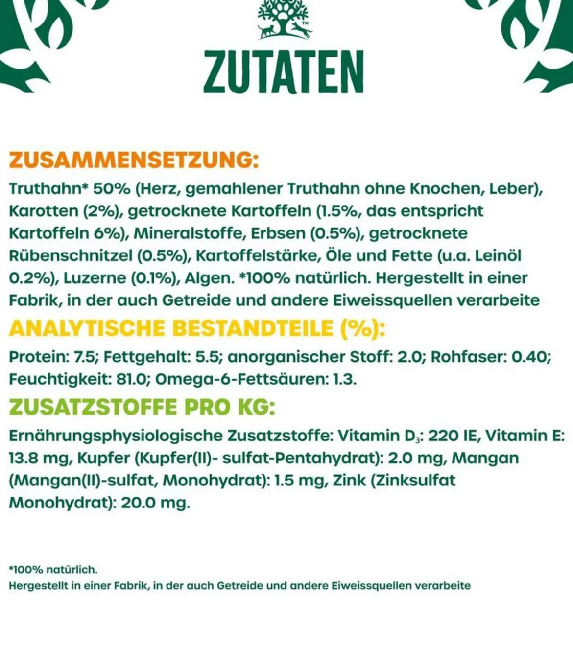 James Wellbeloved Nassfutter für Hunde Grainfree Adult, Truthahn in Pastete