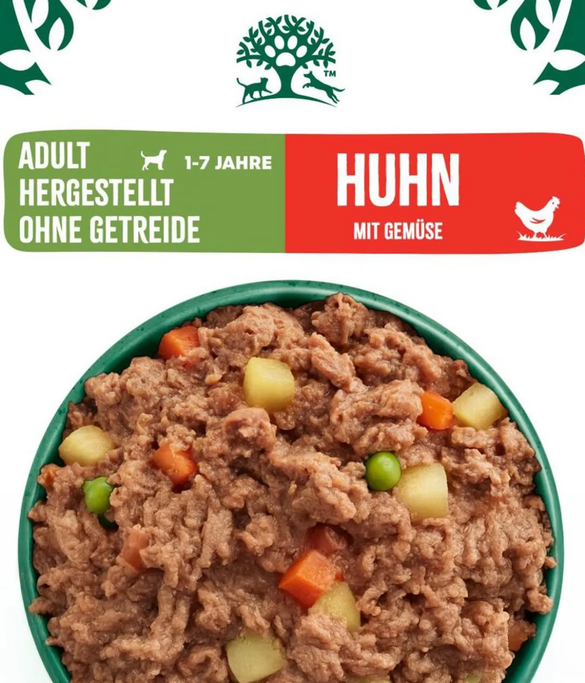 James Wellbeloved Nassfutter für Hunde Grainfree Adult, Huhn in Pastete