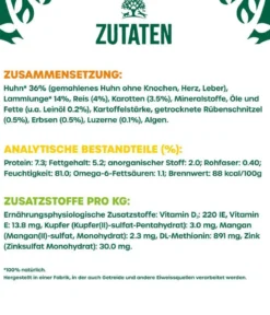 James Wellbeloved Nassfutter für Hunde Senior, Lamm & Huhn in Pastete