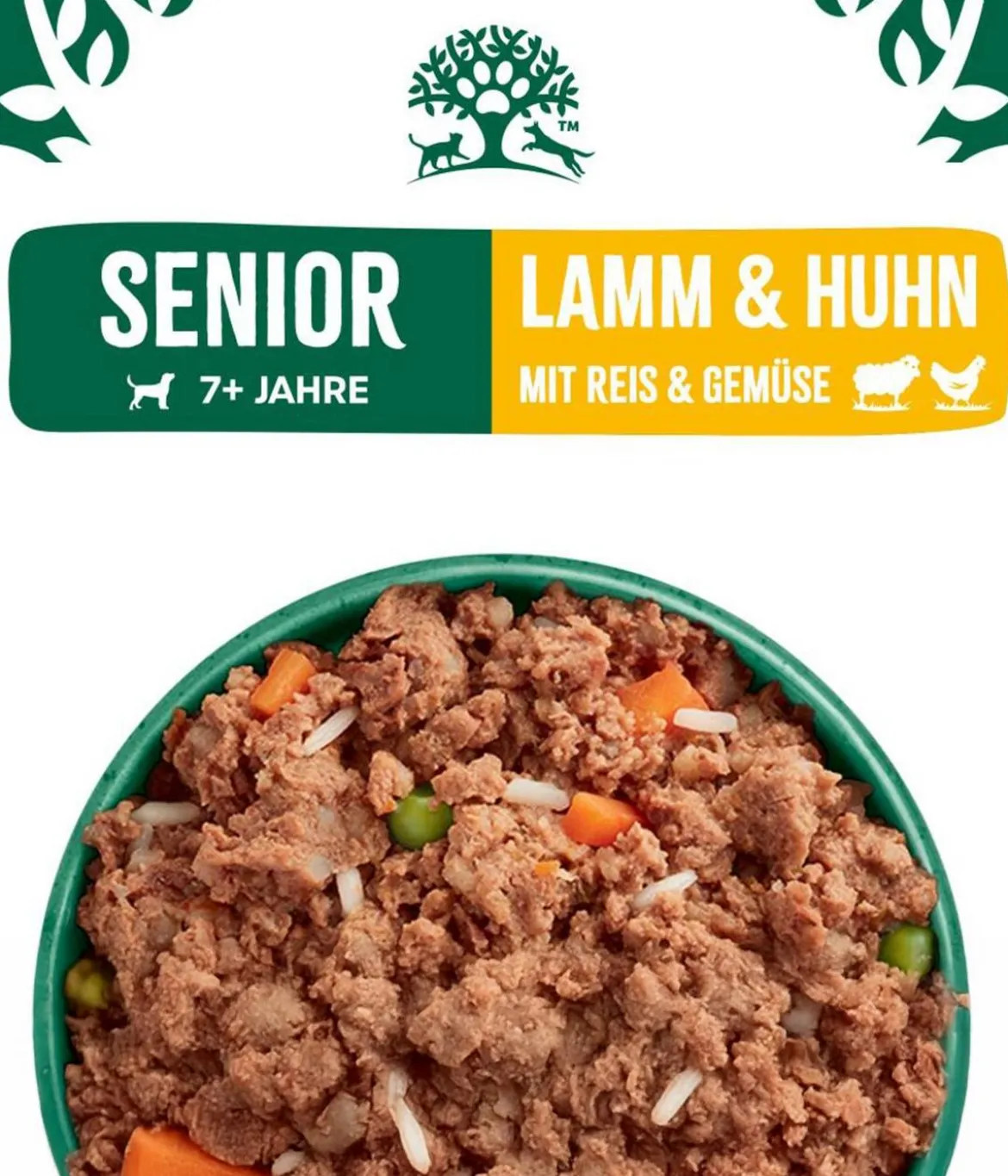 James Wellbeloved Nassfutter für Hunde Senior, Lamm & Huhn in Pastete