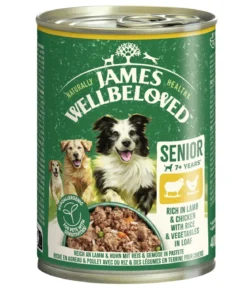 James Wellbeloved Nassfutter für Hunde Senior, Lamm & Huhn in Pastete