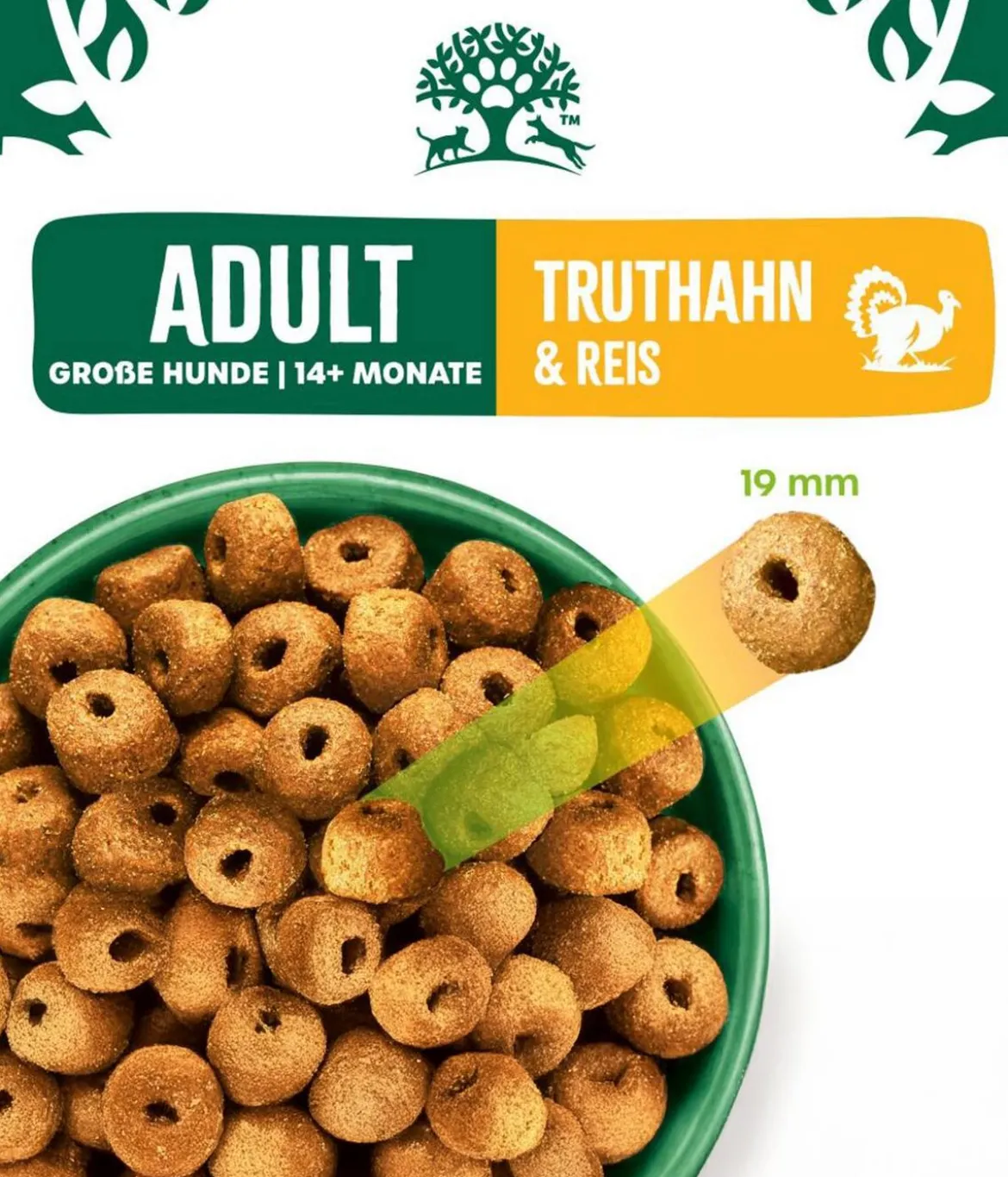 James Wellbeloved Trockenfutter für Hunde Large Breed Adult, Truthahn & Reis, 10 kg