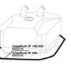 JBL Aquariumzubehör Dichtung Pumpenkopf für CP 120/250