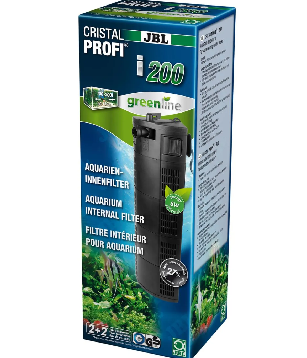 JBL CristalProfi i200 greenline, Innenfilter