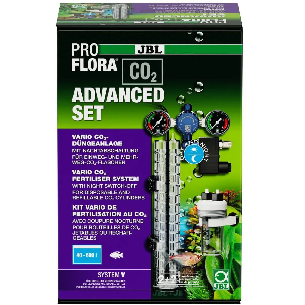 JBL PROFLORA CO2 Advanced Set V, 40-600 l