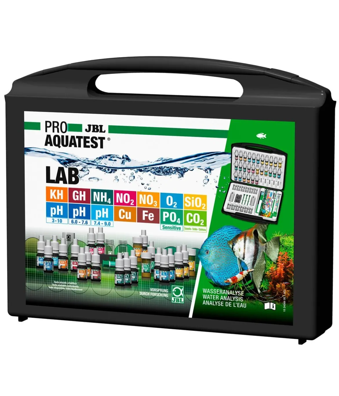 JBL Wasserpflege PRO Aquatest® LAB Testkoffer