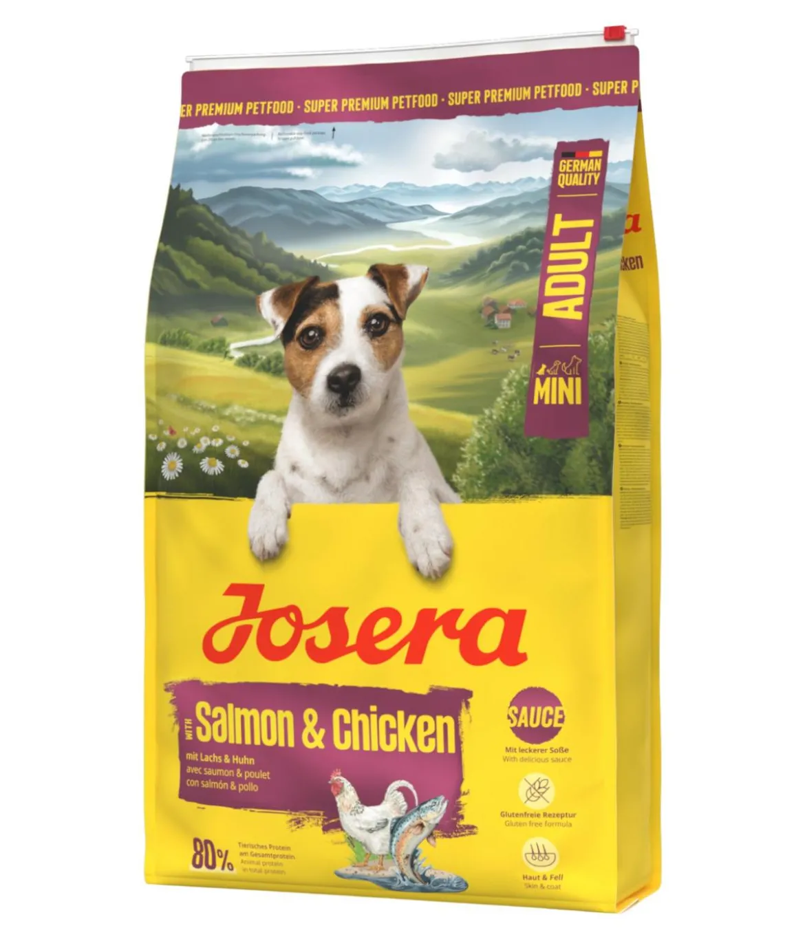 Josera Trockenfutter für Hunde Mini Adult, Lachs & Huhn
