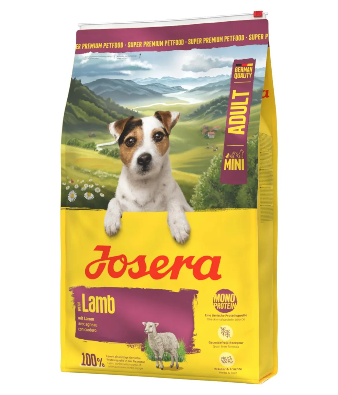 Josera Trockenfutter für Hunde Mini Adult, Lamm