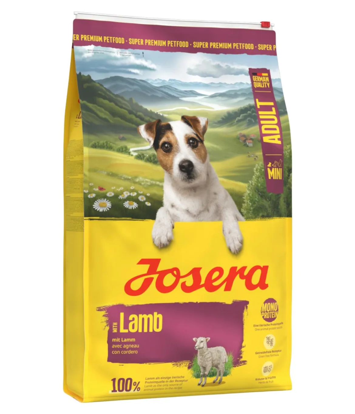 Josera Trockenfutter für Hunde Mini Adult, Lamm