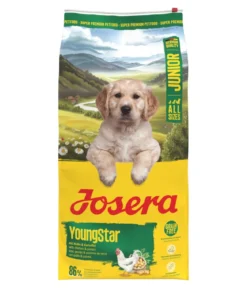 Josera Trockenfutter für Hunde YoungStar Junior, Huhn & Kartoffel