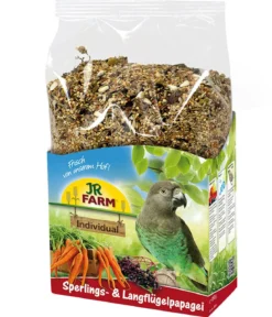 JR FARM Vogelfutter Individual Sperlings- & Langflügelpapagei, 1 kg