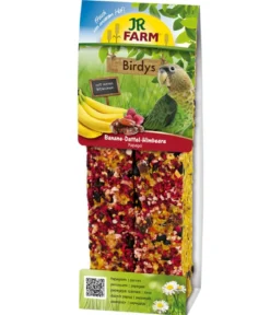 JR FARM Vogelsnack Birdys Banane-Dattel-Himbeer für Papageien