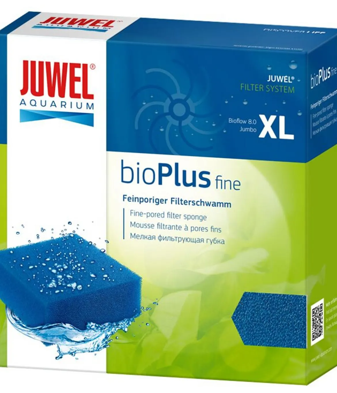 JUWEL® AQUARIUM Aquariumzubehör Filterschwamm bioPlus fine XL, fein
