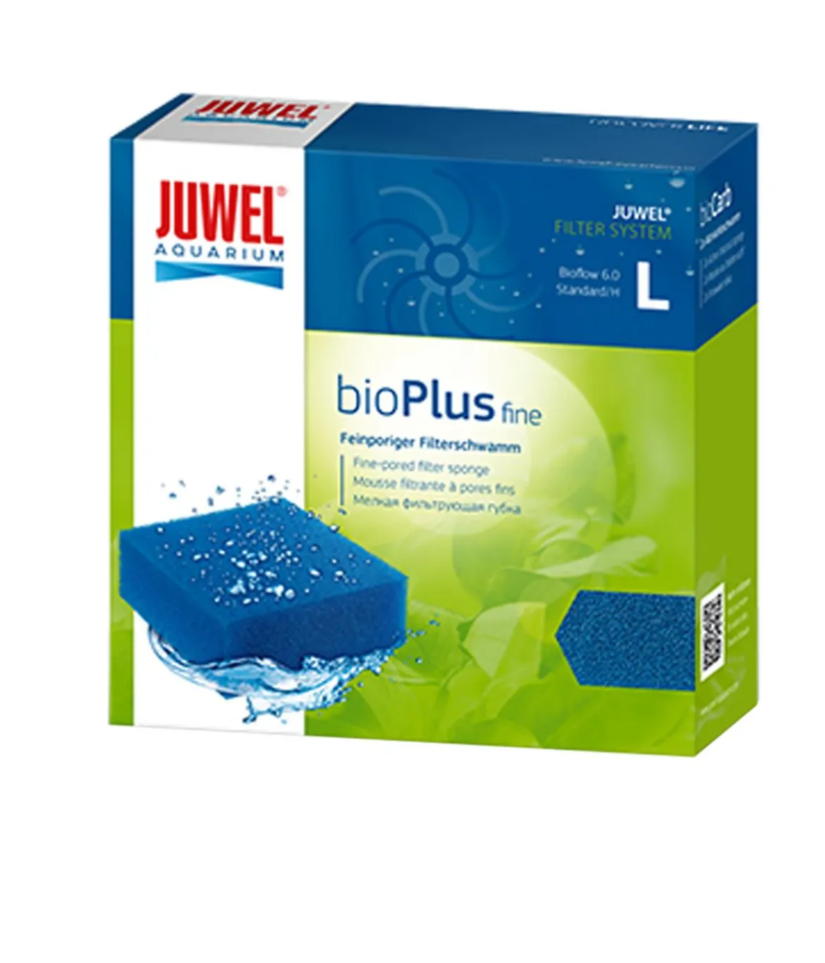 JUWEL® AQUARIUM Aquariumzubehör Filterschwamm bioPlus fine L, fein