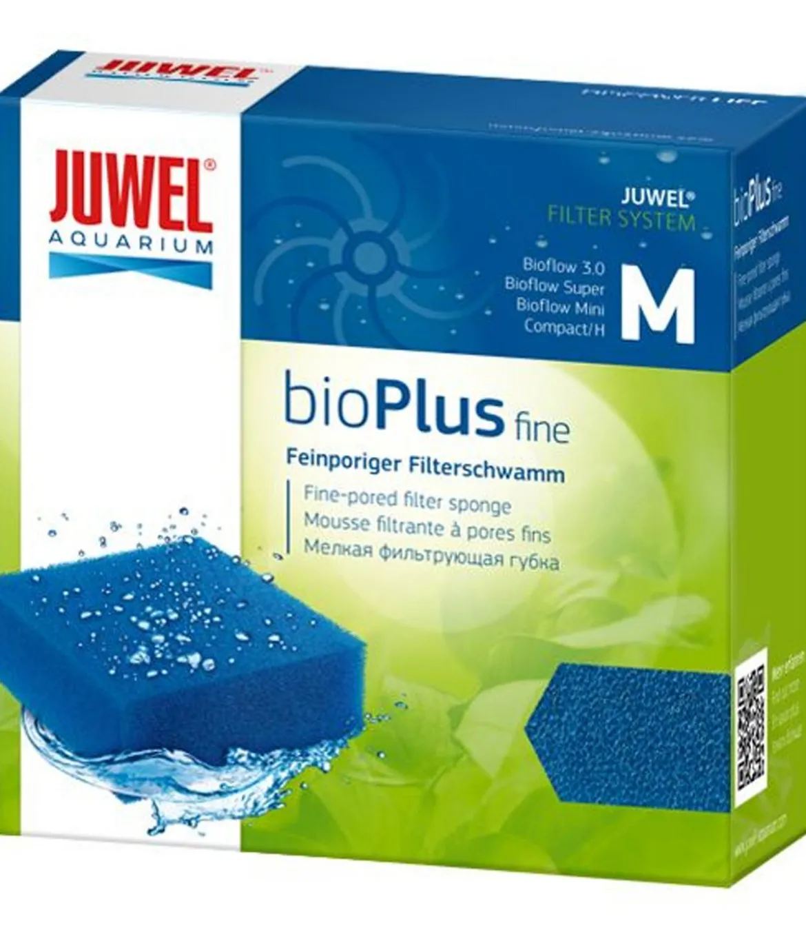 JUWEL® AQUARIUM Aquariumzubehör Filterschwamm bioPlus fine M