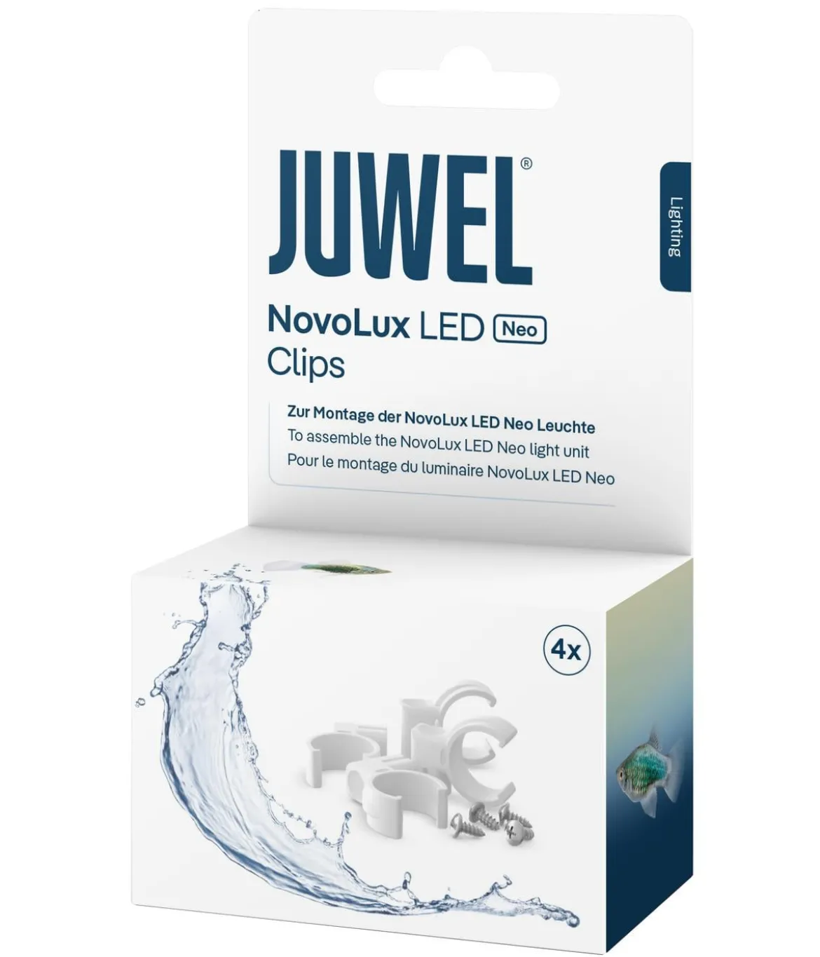 JUWEL® AQUARIUM Beleuchtungszubehör NovoLux LED Clips, 4 Stk.