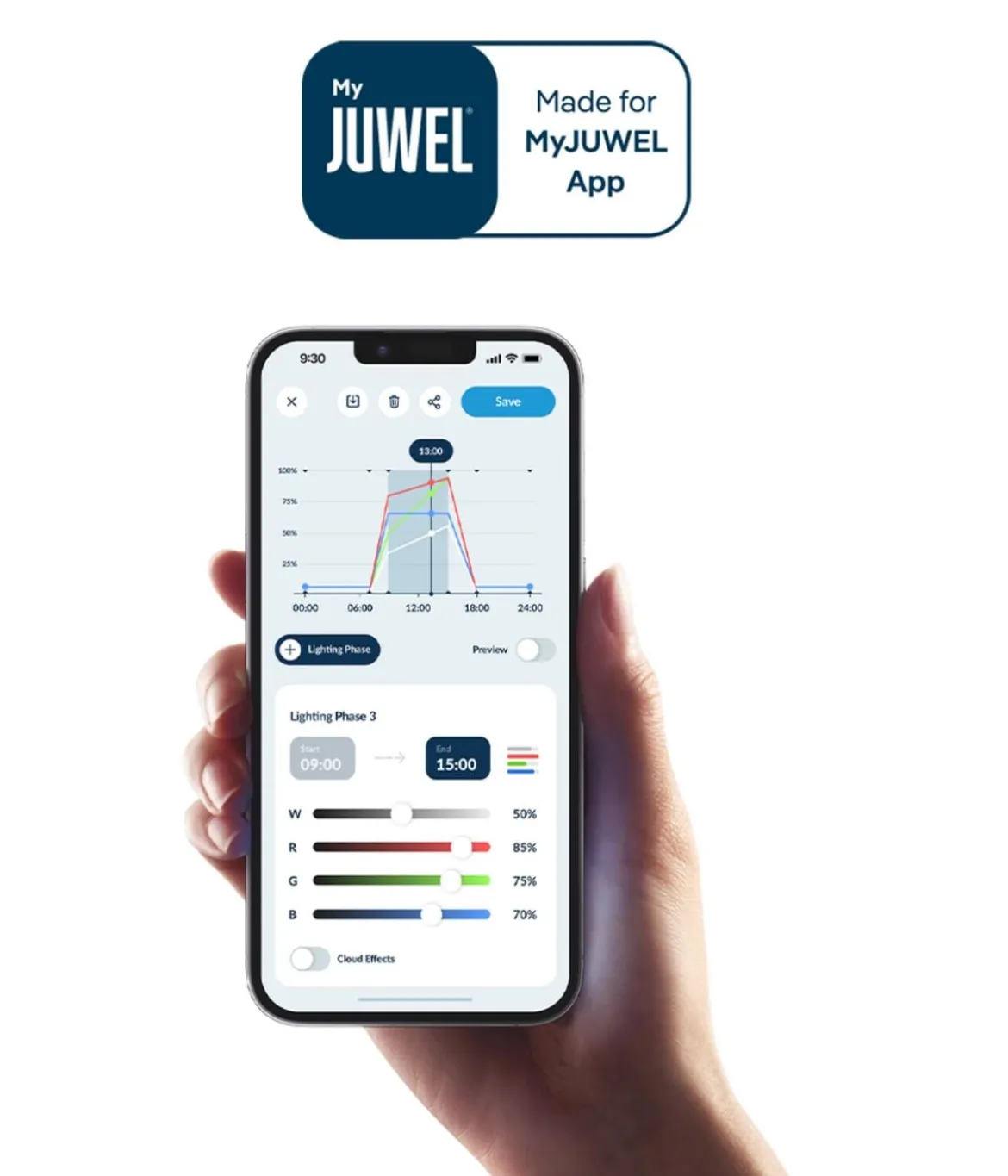 JUWEL® AQUARIUM Beleuchtungssteuerung HeliaLux AppControl