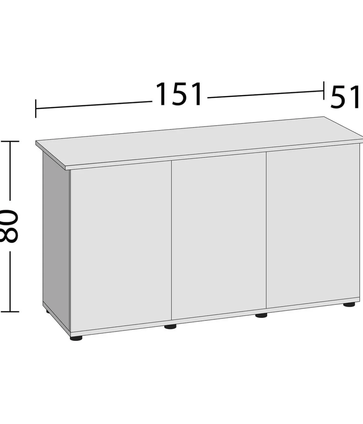 JUWEL® AQUARIUM Unterschrank SBX Rio 400/450