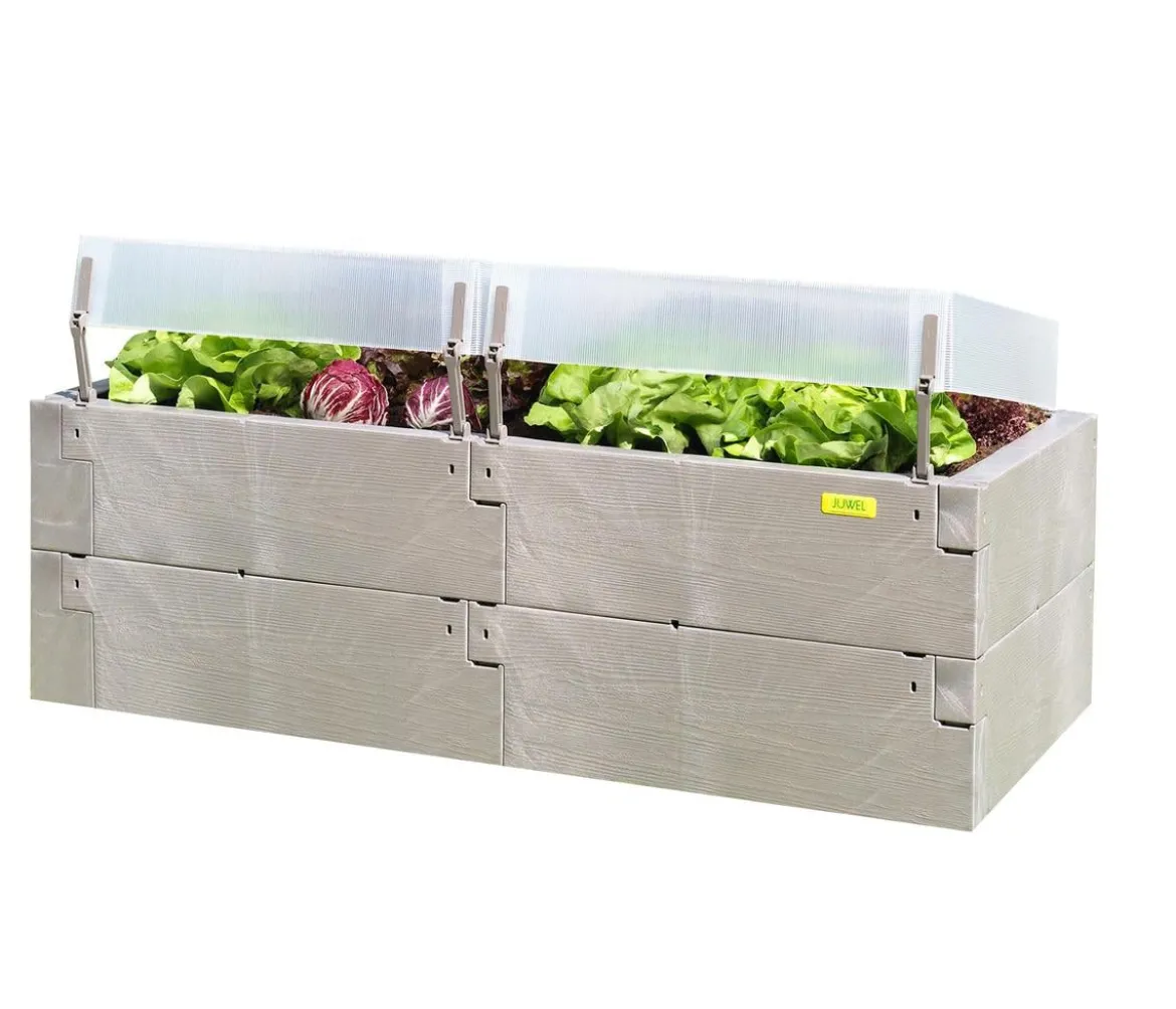 Juwel Hochbeet Timber Anzucht-Set 2in1, ca. B130/H52/T60 cm