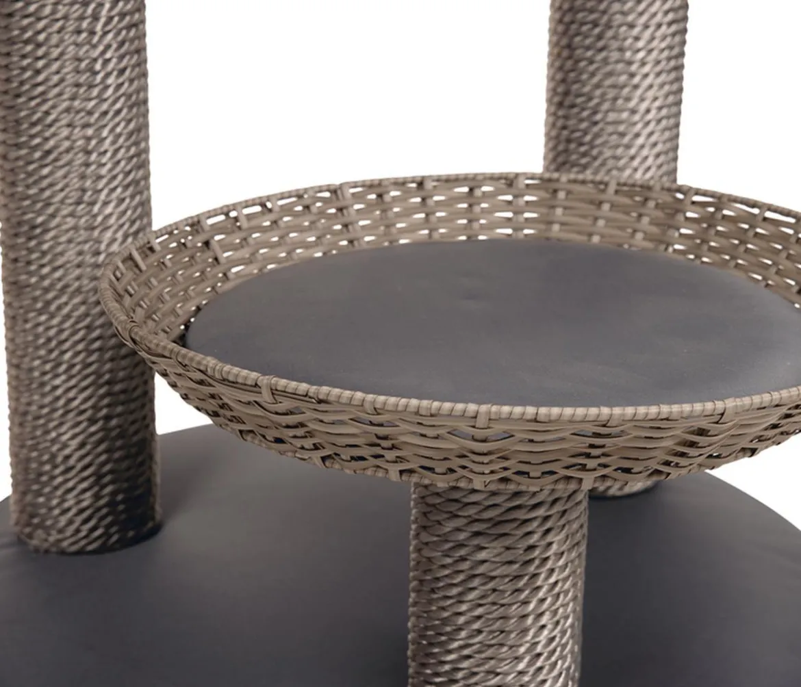 Karlie Outdoor-Kratzbaum Rixy, grau, ca. Ø56/H129,5 cm