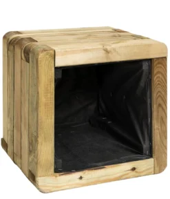 Kübler Holz Blumenkasten, quadratisch, ca. B40/H35/T40 cm