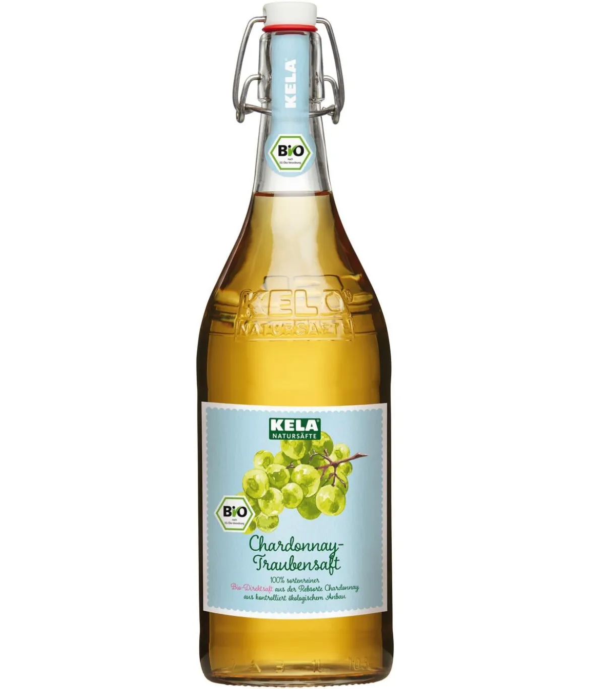 KELA Chardonnay Traube 100 % Bio-Direktsaft, 1 L