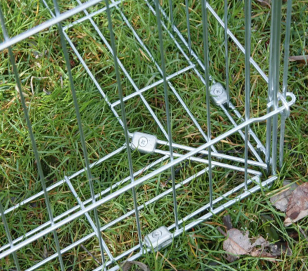 Kerbl Freigehege mit Ausbruchsperre für Kaninchen, ca. B230/H70/T115 cm