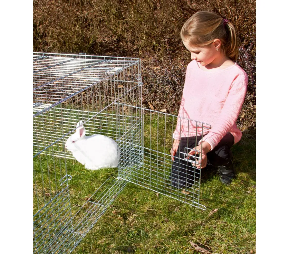 KERBL Jungtier-Freilaufgehege mit Ausbruchsperre, ca. B144/H60/T112 cm