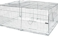 KERBL Jungtier-Freilaufgehege mit Ausbruchsperre, ca. B144/H60/T112 cm