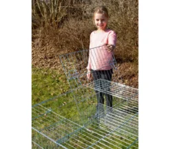 KERBL Jungtier-Freilaufgehege mit Ausbruchsperre, ca. B144/H60/T112 cm