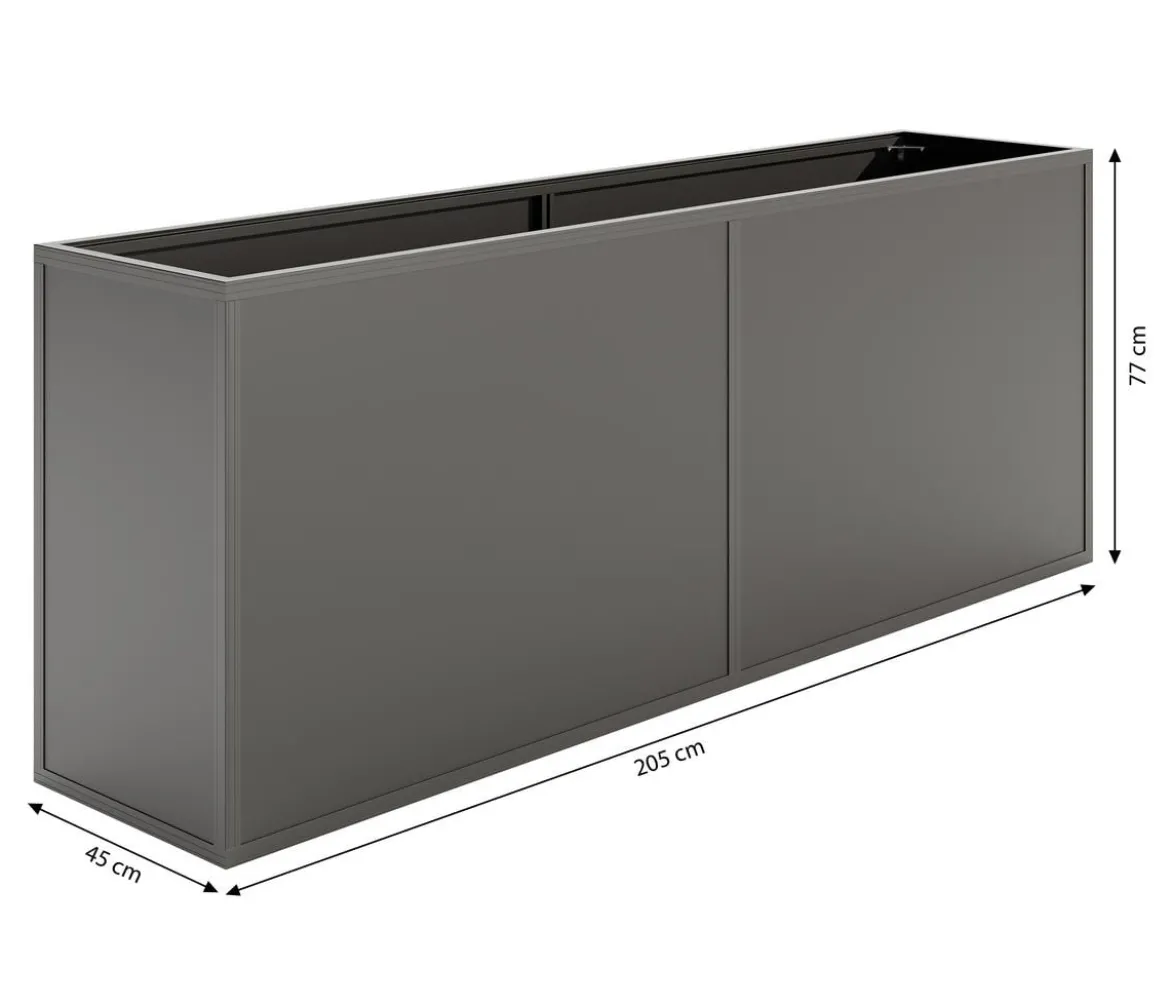 KGT Alu-Hochbeet 210, ca. B205/H77/T45 cm