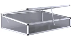 KGT Frühbeetaufsatz für Hochbeet 130, silber
