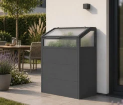 KGT Frühbeet-Aufsatz für Urban Grow M & M-Space, anthrazit/grau