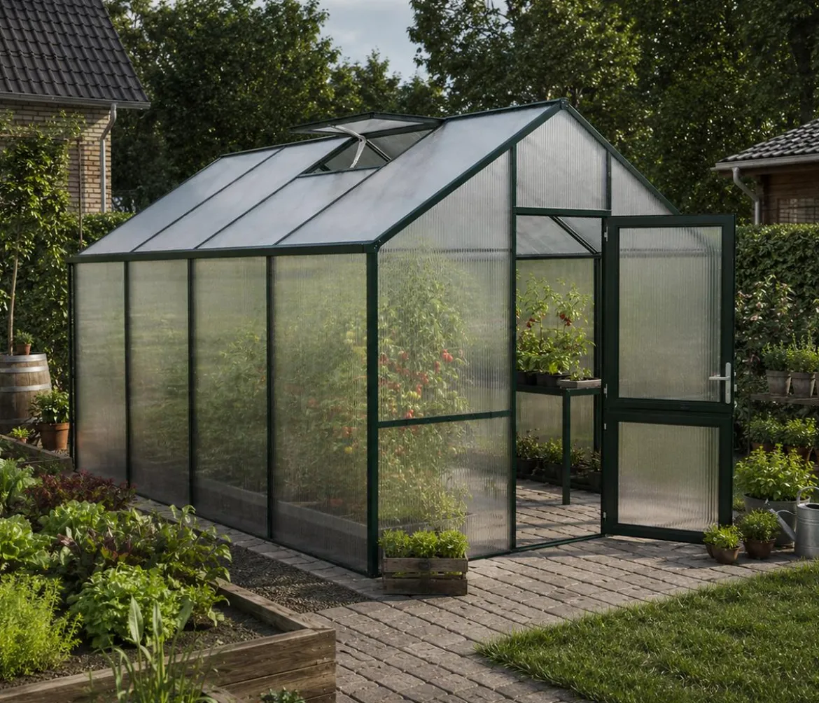KGT Gewächshaus Dahlie IV, ca. B297/H276/T429 cm