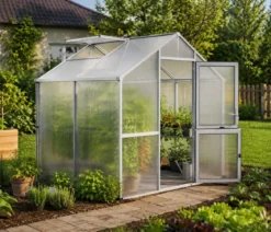 KGT Gewächshaus Iris II, ca. B233/H226/T217 cm
