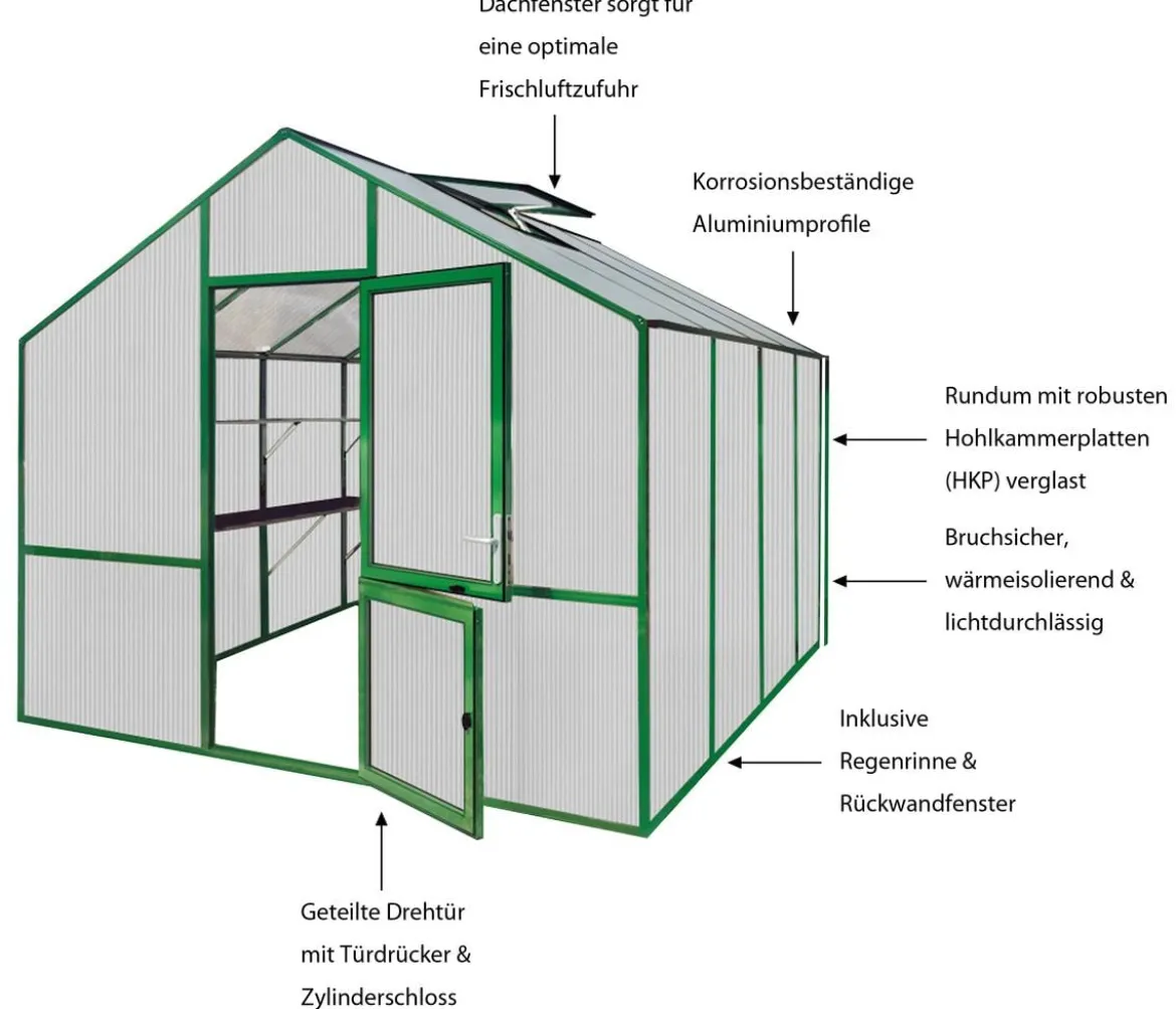KGT Gewächshaus Lilie III