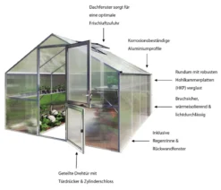 KGT Gewächshaus Orchidee III
