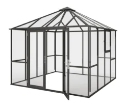 KGT Gewächshaus-Pavillon PaviLux 3 x 3 m ESG, ca. B300/H288/T300 cm