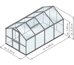 KGT Gewächshaus Rose IV