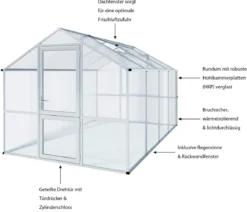 KGT Gewächshaus Rose IV