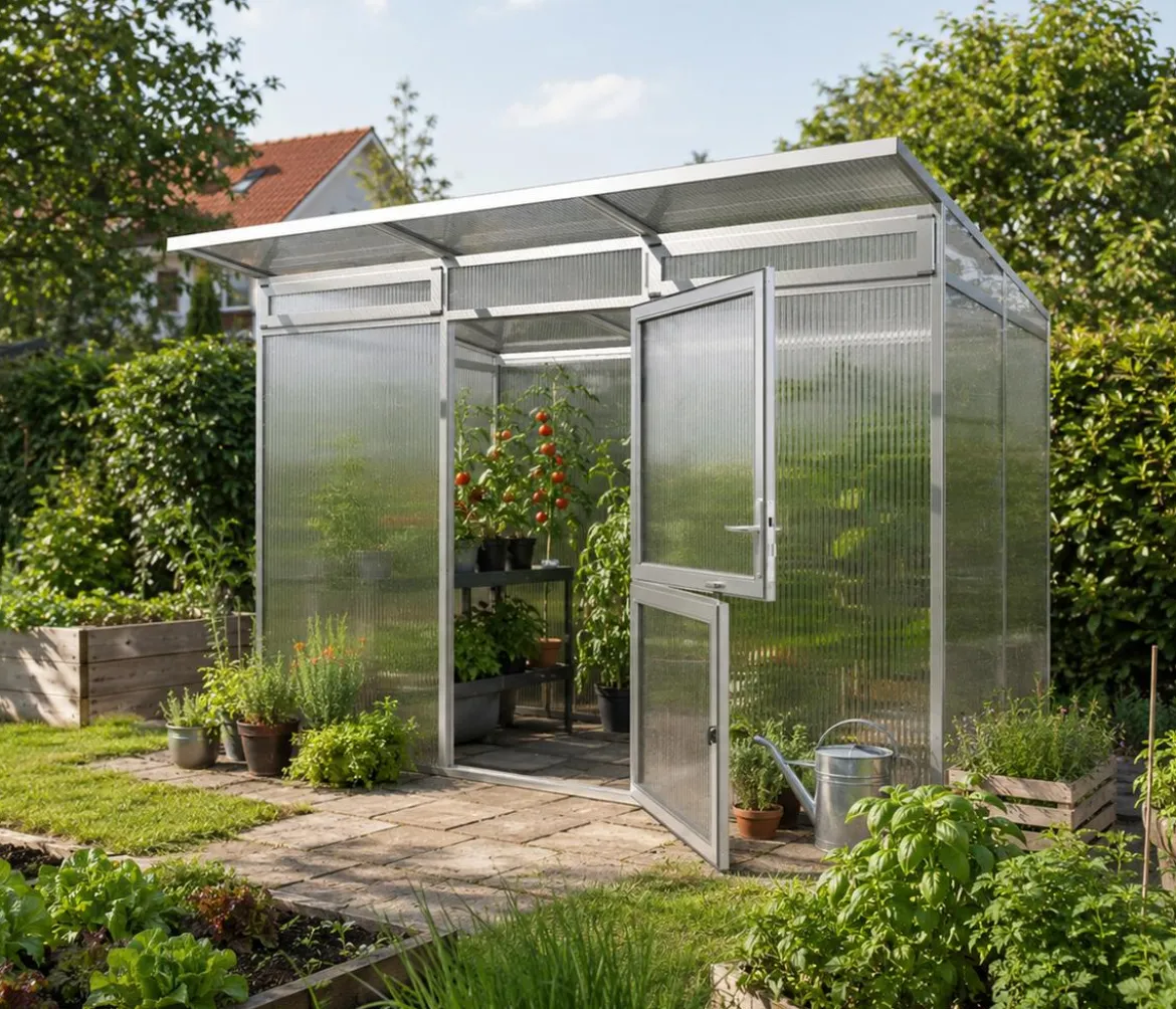 KGT Gewächshaus Santini II, ca. B297/H215/T254 cm