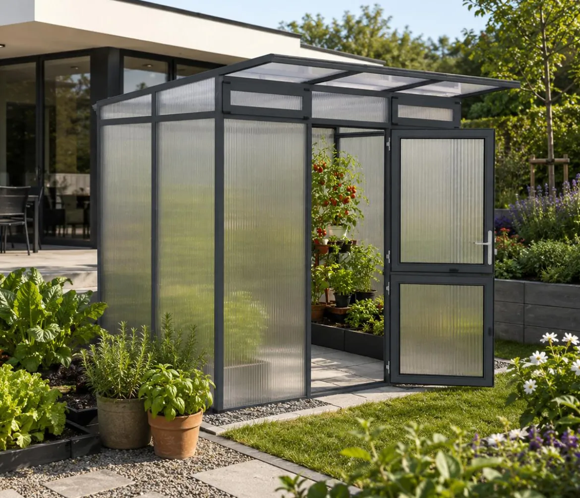 KGT Gewächshaus Santini Small, ca. B233/H215/T150 cm