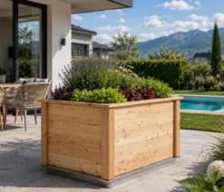 KGT Holz-Hochbeet Woody 130, ca. B131/H79/T99 cm