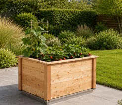 KGT Holz-Hochbeet Woody 130, ca. B131/H79/T99 cm