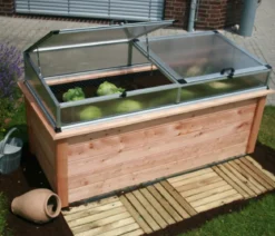 KGT Holz-Hochbeet Woody 210, ca. B214/H79/T99 cm